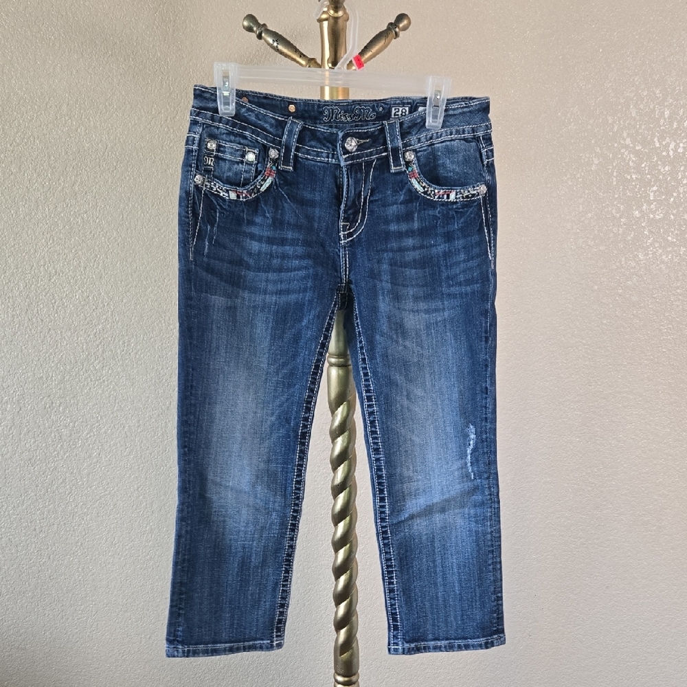 Miss Me Indigo Ankle Jeans